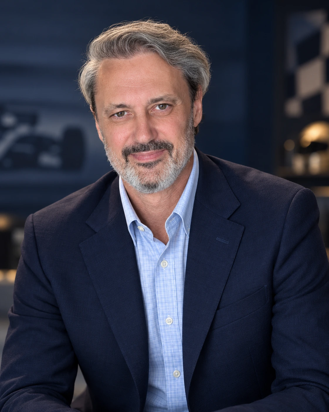 Portrait of Emanuele A. Massa, Founder of the Youth Motorsport Education Foundation